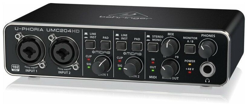 Звуковая карта behringer u phoria umc202hd