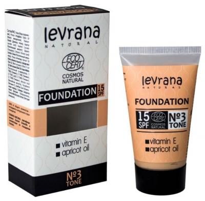 Levrana Тональный крем Foundation, 30 мл, оттенок: тон №3