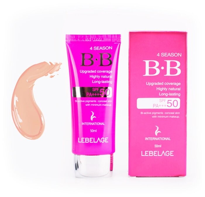 Bb крем с spf 50. BB Cream 50 SPF. Lebelage 4season BB Cream spf50/pa+++ солнцезащитный ВВ-крем SPF, 30мл, шт. SPF Lebelage отзывы.