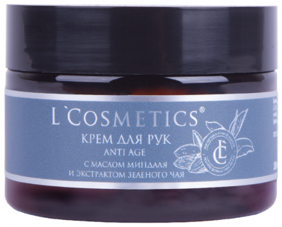 Крем для рук L'Cosmetics Anti age с маслом миндаля и экстрактом зеленого чая 100 мл