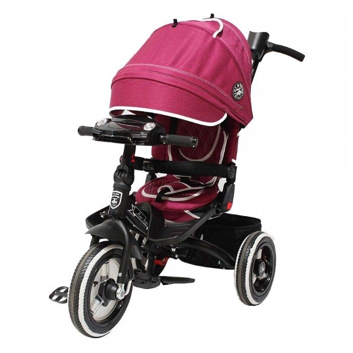 Трехколесный велосипед Mars Mini Trike Transformer T400/2019 burgundy jeans...