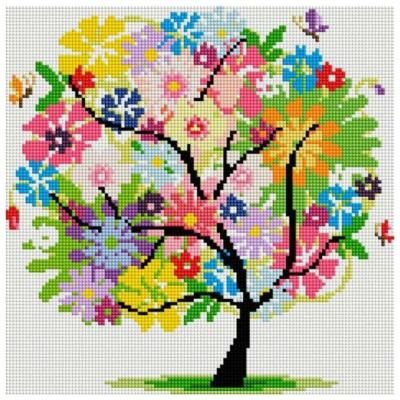 Алмазная вышивка Белоснежка "Древо Весны", 30x30