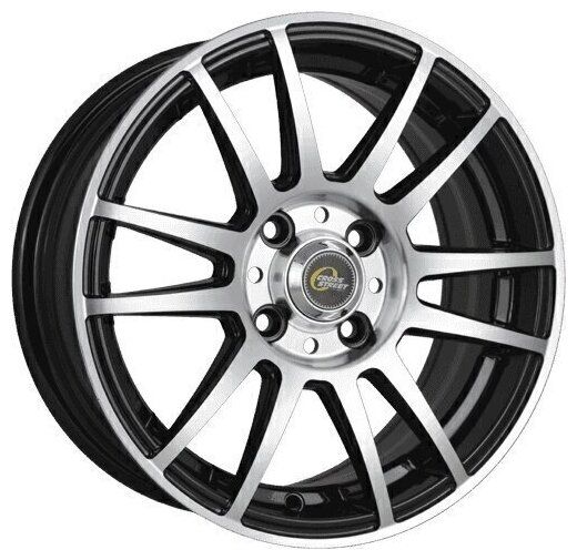 Колесный диск Cross Street Y4917 6x15/4x100 D56.6 ET40 BKF Колесный диск Cross Street Y4917 6x15/4x100 D56.6 ET40 BKF