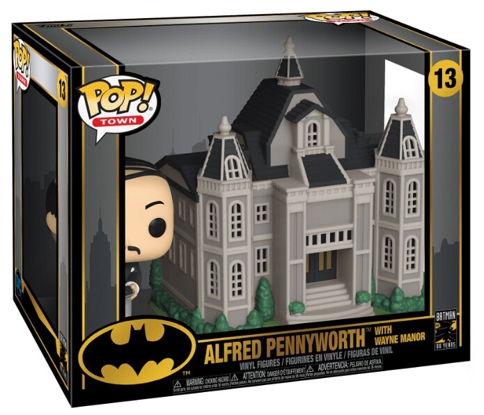 Pop town. Фигурка Бэтмен — Funko Batman 80th Pop! Red Rain. Mystwood Manor.