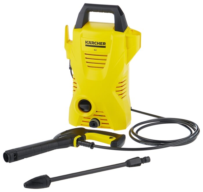 Karcher высокого давления k. Karcher k 2 Basic 1.673-159. Мойка Karcher k2 Basic. Karcher k 2 Basic (1.673-159.0), 110 бар. Мойка высокого давления Karcher k2.