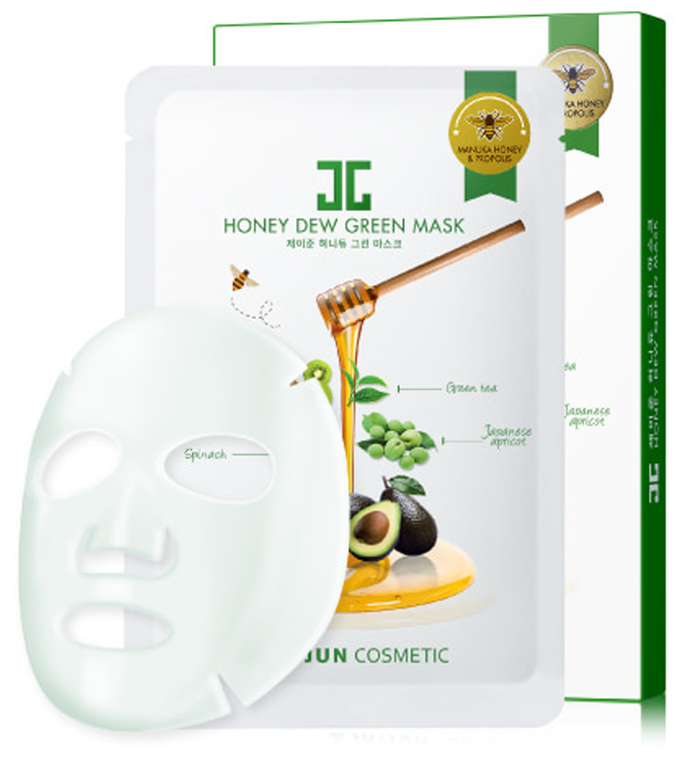 Honey mask отзывы. JAYJUN Cosmetic маска. Honey Dew Green маска тканевая медовая для лица успокаивающая, 25 мл. JAYJUN Cosmetic тканевая маска Honey Dew Green медовая успокаивающая. JAYJUN маска тканевая зеленая.