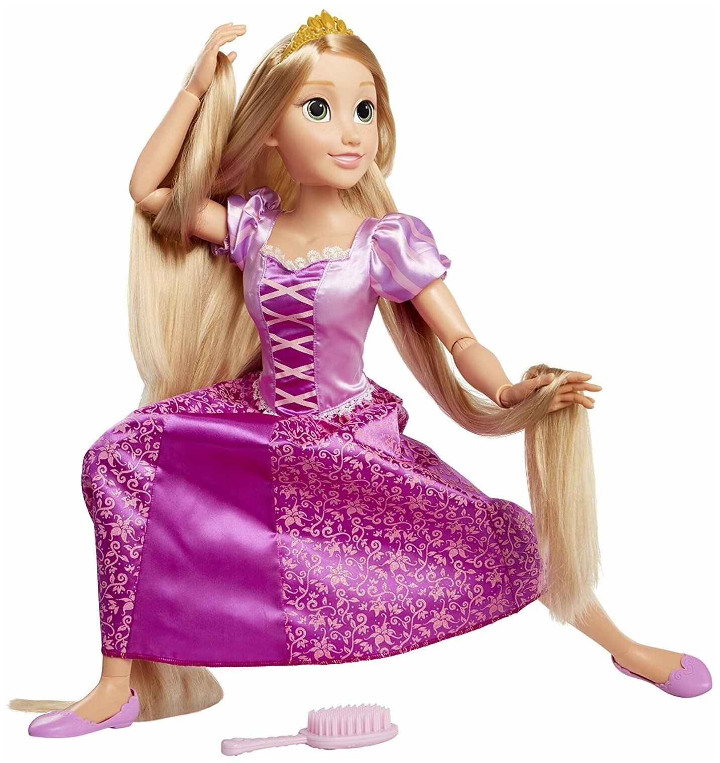 Кукла Jakks Pacific Disney Princess Рапунцель, 80 см, 61773