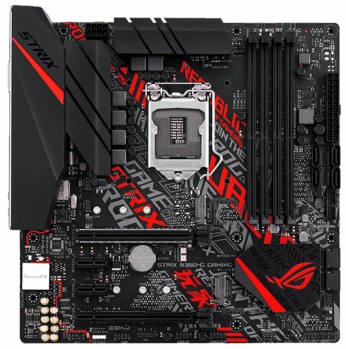 Asus b560 g gaming. Материнская плата ASUS ROG Strix b360. ASUS ROG Strix b360-g. FCEC дпф1151 b360. Материнская плата ASUS ROG Strix b360-g Gaming.