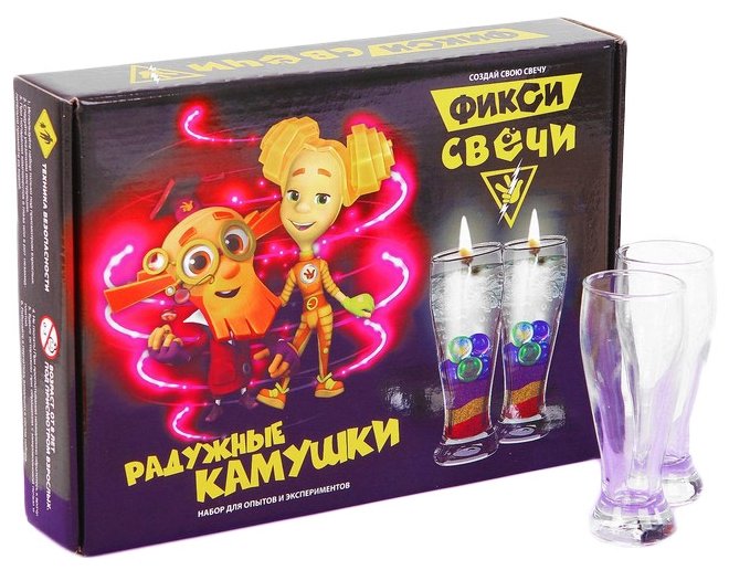 Висма Фикси-свечи. Радужные камушки 739 Висма Фикси-свечи. Радужные камушки 739