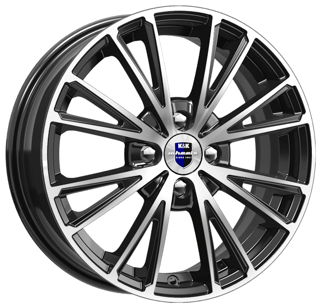 Колесный диск K&K Меандр 6x16/4x100 D67.1 ET40 алмаз черный SK Колесный диск K&K Меандр 6x16/4x100 D67.1 ET40 алмаз черный SK