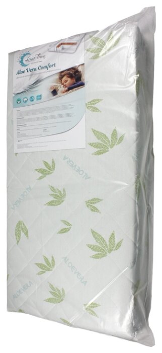 матрас детский lunatown aloe vera comfort 56x120