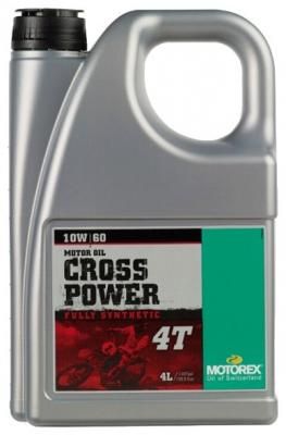 Синтетическое моторное масло Motorex Cross Power 4T 10W-60, 4 л