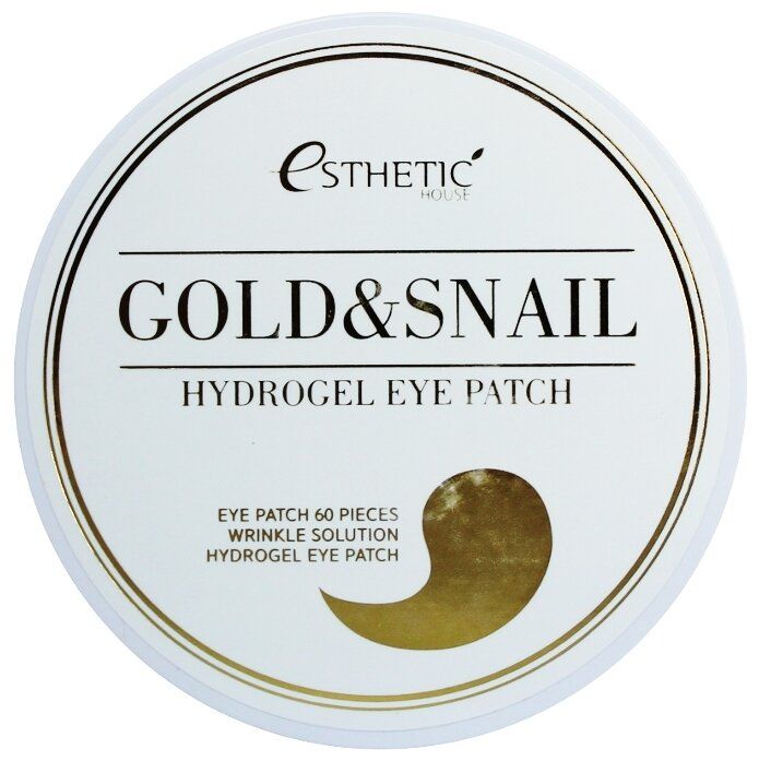 Snail hydrogel eye patch. Esthetic House Gold Snail Hydrogel Eye Patch. Esthetic House патчи гидрогелевые с золотом и муцином улитки - Hydrogel Eye Patch, 60шт. Esthetic House патчи улитка. [Esthetic House] гидрогелевые патчи для глаз золото/улитка Gold&Snail Hydrogel Eye Patch.