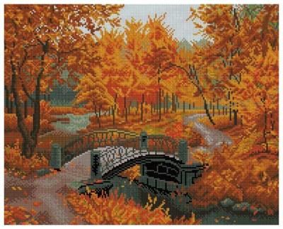 Алмазная вышивка Белоснежка "Золотая осень", 50x40