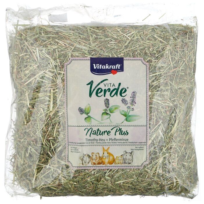 Сено Vitakraft VITA VERDE луговое с мятой перечной 0.5 кг Сено Vitakraft VITA VERDE луговое с мятой перечной 0.5 кг
