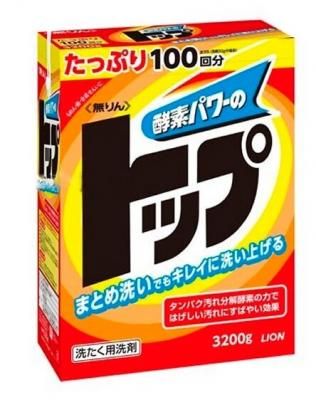 Стиральный порошок Lion Top Phosphorus-free картонная пачка 3.2 кг