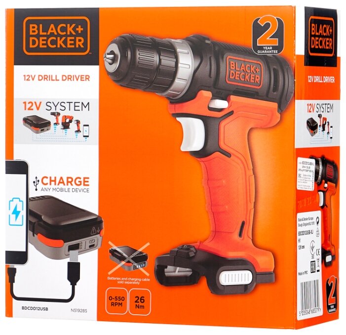 Дрель шуруповерт black decker. Шуруповерт Black+Decker bdcdd12usb. Дрель шуруповерт Black Decker bdcdd12. Аккумуляторная дрель-шуруповерт Black+Decker bdcdd12 26 н·м. Аккумуляторный шуруповерт Black & Decker bdcdd12usb-XJ патрон:быстрозажимной.