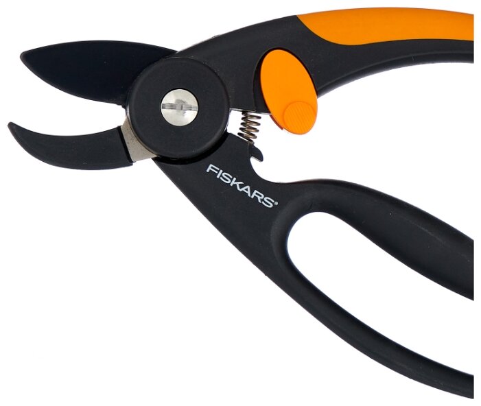 Секатор фискарс. Секатор fiskars p43. Контактный секатор fiskars 1001535. Секатор контактный fiskars FINGERLOOP p43 111430 (1001535). Секатор контактный 111430.