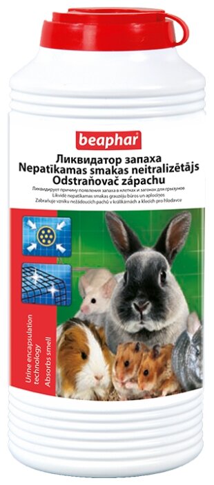 Ликвидатор запаха Beaphar Odour killer 0.6 кг Ликвидатор запаха Beaphar Odour killer 0.6 кг