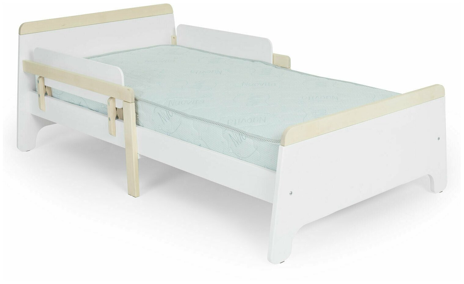 Подростковая кровать Nuovita Stanzione Nave lungo (Белый, Натуральный/Bianco, Naturale) Подростковая кровать Nuovita Stanzione Nave lungo (Белый, Натуральный/Bianco, Naturale)