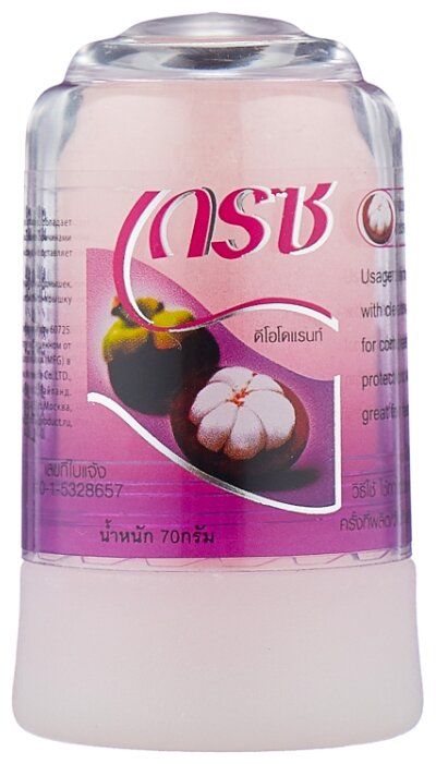 Grace дезодорант, кристалл (минерал), Mangosteen, 70 г Grace дезодорант, кристалл (минерал), Mangosteen, 70 г
