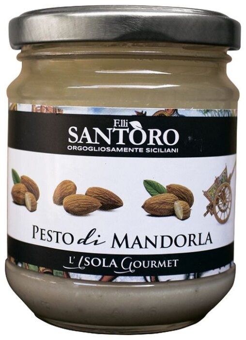 Соус Santoro Песто из миндаля, 180 г Соус Santoro Песто из миндаля, 180 г